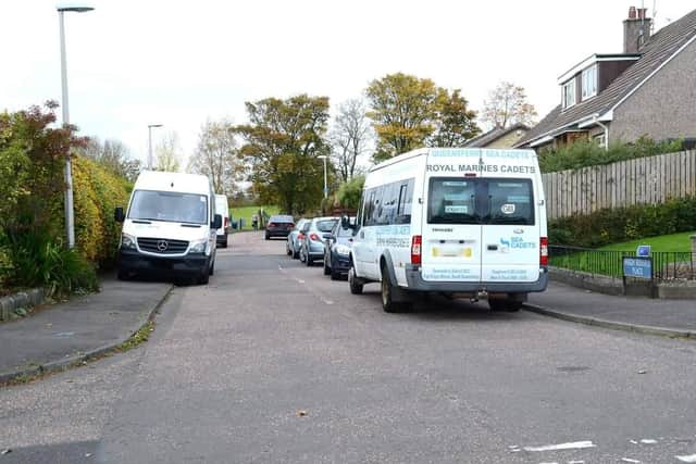 One of the roads which residents claimed will be used to access the housing site.