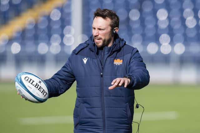 Edinburgh head coach Mike Blair said he and Steve Diamond will pick the team together.  (Photo by Mark Scates / SNS Group)