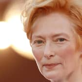 Tilda Swinton on the red carpet at the Venice Film Festival. Picture: Vittorio Zunino Celotto