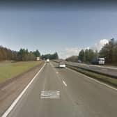 The crash happened at around 4.50pm on Wednesday June 30 at the M80 Junction 8 southbound.