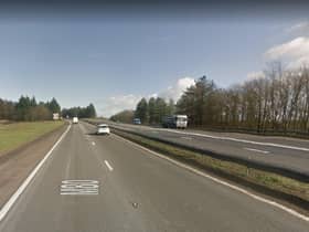 The crash happened at around 4.50pm on Wednesday June 30 at the M80 Junction 8 southbound.