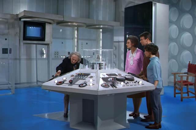 Russell and fellow actors William Hartnell, Jaqueline Hill and Carole Ann Ford were the original stars of Doctor Who, whose latest series in on BBC1 on Saturdays, as well as iPlayer on demand (Picture: BBC)