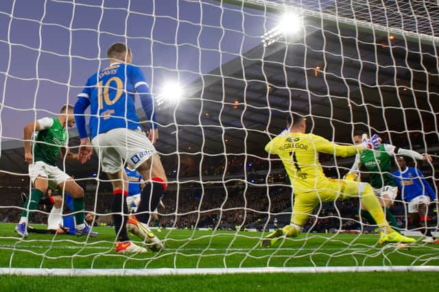 Martin Boyle scored a hat-trick for Hibs against Rangers back in November.