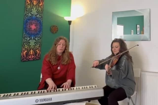Christine Kammerer with Alison McNeill