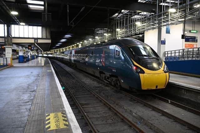 Major disruption to train services is expected all of Thursday due to the flooding. Picture: AFP via Getty Images