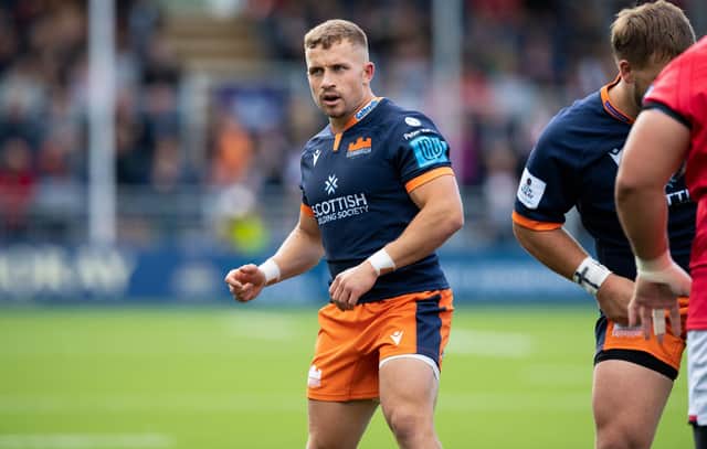 Ben Vellacott impressed on his debut for Edinburgh against Newcastle Falcons. Picture: Ross Parker/SNS
