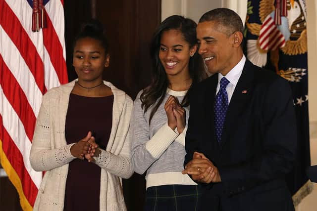 Presidential pardons are not uncommon - Barack Obama (pictured here in 2014) granted clemency to nearly 2,000 individuals during his presidency (Photo: Mark Wilson/Getty Images)