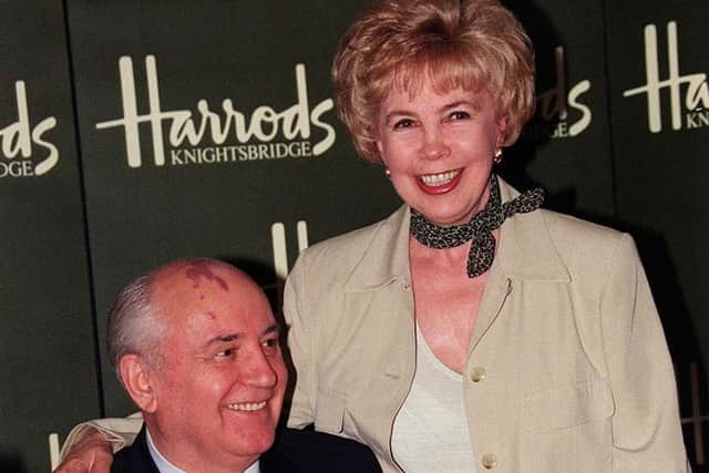 Mikhail Gorbachev, with his wife Raisa, signs copies of his memoirs in London in 1996 (Pictures: PA)