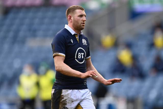 Finn Russell is seeking a third Calcutta Cup win over England. (Photo by Stu Forster/Getty Images)