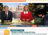 Mick Lynch clashed with Richard Madeley over Christmas rail strikes