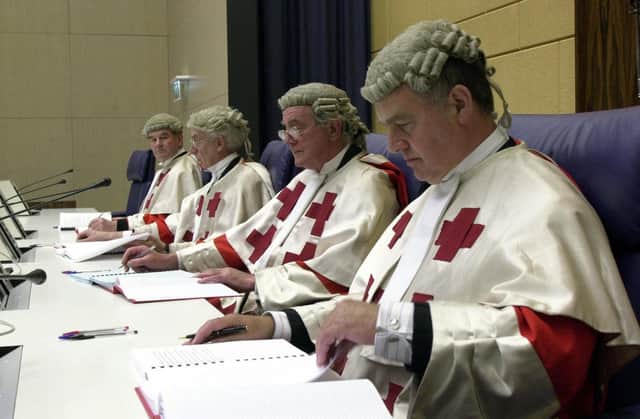 A panel of judges was used to hear the Lockerbie bombing trial in 2000 (Picture: Allan Milligan/AFP via Getty Images)