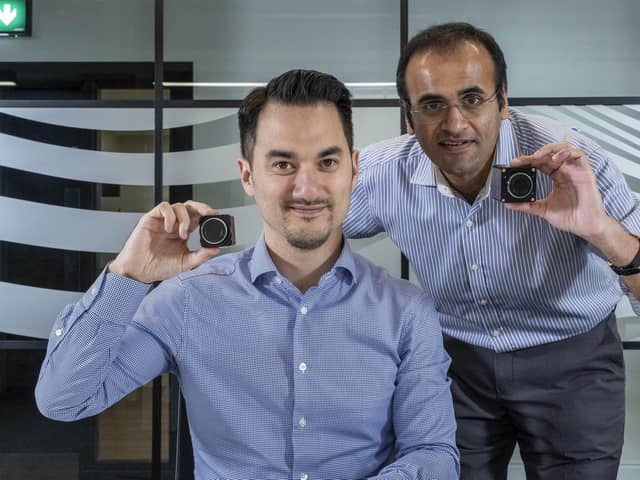 Dr Charles Altuzarra and Dr Yash Shah are the founders of Metahelios, which is based in Glasgow, and have been announced as Scottish Ambassadors for the Start Up Loans programme. Picture by Peter Devlin