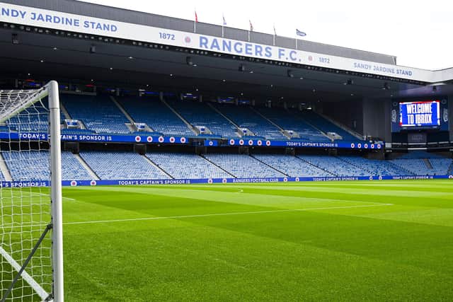 Rangers and Hibs play at Ibrox on Saturday, October 21.