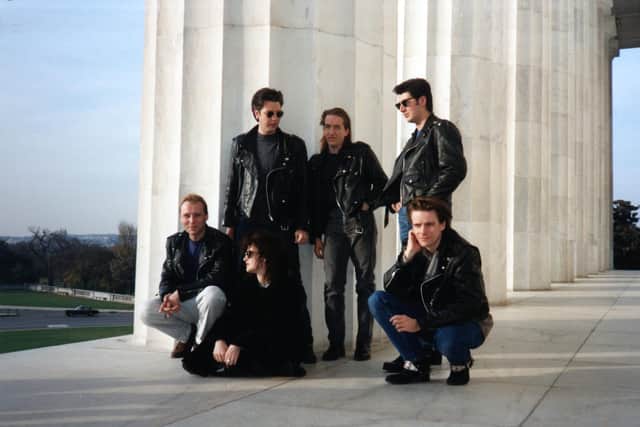 Deacon Blue pictured in Washington in 1987 with their original line-up of (clockwise) Jim Prime, Graeme Kelling, Ewen Vernal, Dougie Vipond, Ricky Ross and Lorraine McIntosh.