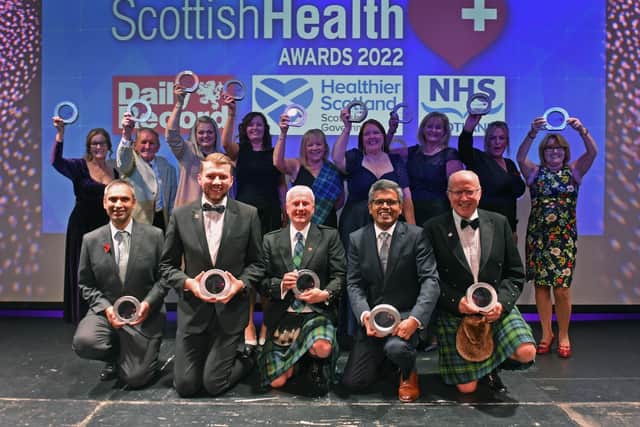 Scottish Health Award winners celebrate.