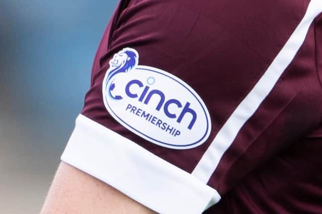 The cinch logo which all teams are required to carry on their shirts this season. Picture: SNS