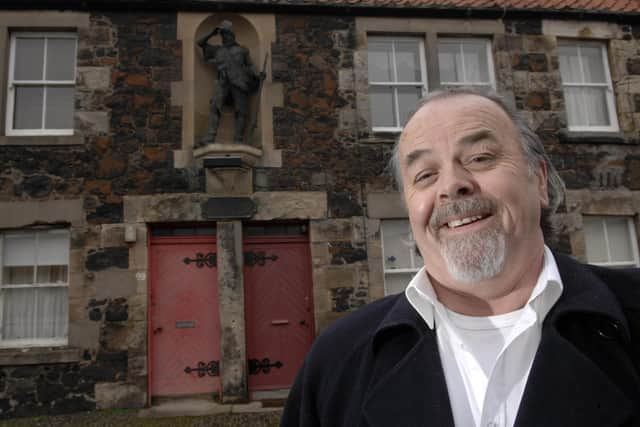 Rick Wilson at the launch of his book on Alexander Selkirk in 2009 (Picture Ian Rutherford)