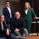 Jill Arnold, Anne Muir, Calum Keddie, Rob Halliday and Ana Stewart of Eos. Picture: Stewart Attwood