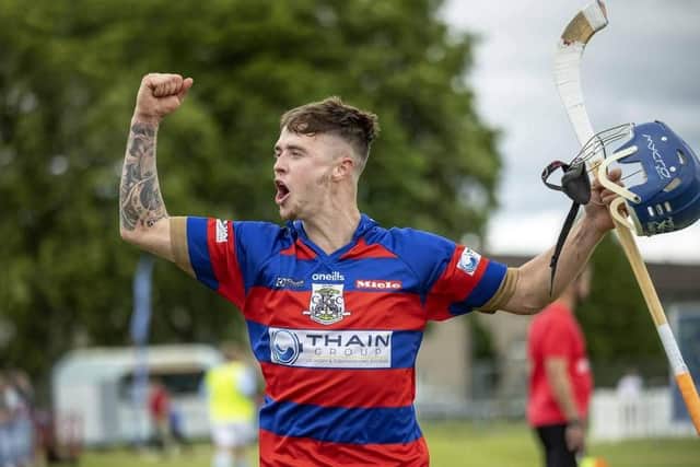 Kingussie's James Falconer collided with a metal pole recently.