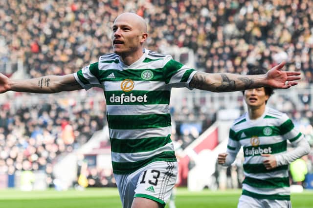Aaron Mooy has been in good form for Celtic but he is out for the Hibs match.