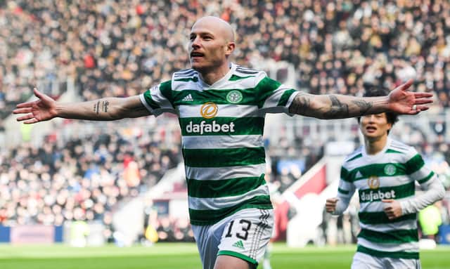 Aaron Mooy has been in good form for Celtic but he is out for the Hibs match.