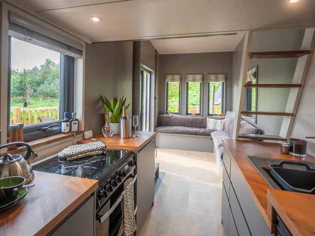 The kitchen has everything you need to cook up a feast.