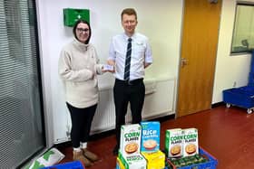 The store donated 47 meals worth of food to Glasgow SW Food Bank