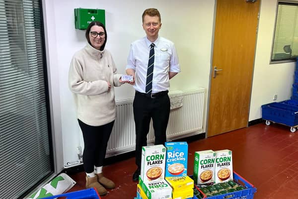 The store donated 47 meals worth of food to Glasgow SW Food Bank