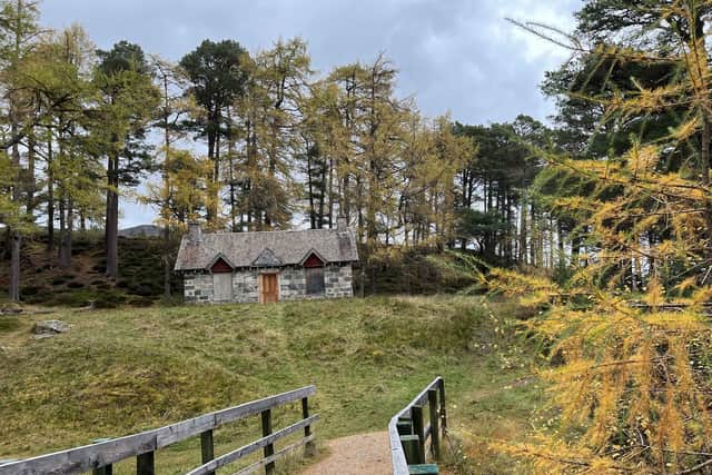 The building lies among ancient pines on the Mar Lodge Estate at the Linn of Quoich, Braemar (pic: National Trust for Scotland)