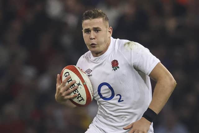 England have rolled the dice in their bid to reclaim the Calcutta Cup from Scotland by dropping Freddie Steward in favour of George Furbank at full-back. Pic: Ben Whitley/PA Wire.