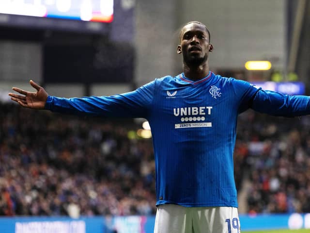 Abdallah Sima is back for Rangers after a long absence.