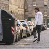 Communal street bins in the New Town are proving controversial once more. Picture: JPIMedia