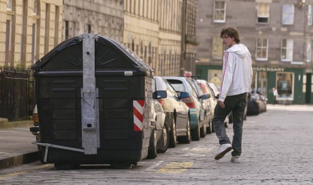 Communal street bins in the New Town are proving controversial once more. Picture: JPIMedia