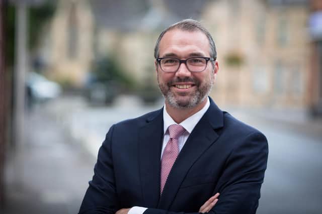 Chris Horne, regional chief executive for Azets in Scotland, the north of England and Wales. The Azets brand brought together the Campbell Dallas and Scott-Moncrieff names in Scotland. Picture: Ashley Coombes