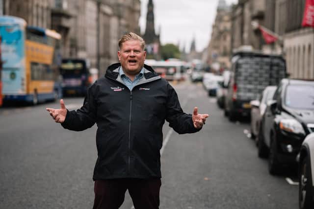 Cameron Ritchie, Taste & Tour guide in Edinburgh. Picture: Michael Burch Photography.