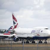 British Airways flight BA9170E, a Boeing 747 aircraft with the registration number G-CIVD, departs from Heathrow Airport heading for Spain, as the airline last year began the final phase of retiring its 747 fleet. Picture: Steve Parsons/PA Wire