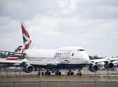 British Airways flight BA9170E, a Boeing 747 aircraft with the registration number G-CIVD, departs from Heathrow Airport heading for Spain, as the airline last year began the final phase of retiring its 747 fleet. Picture: Steve Parsons/PA Wire