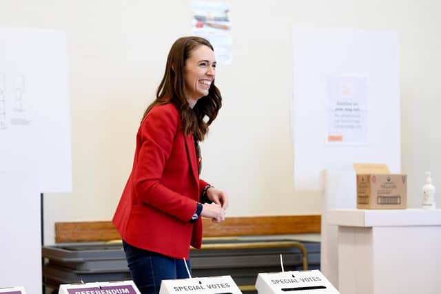 New Zealand Prime Minister Jacinda Ardern.