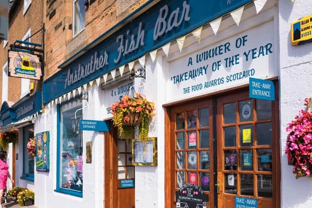 One of the country’s best known, and multi-award winning, chippies, the Anstruther Fish Bar is located right on the harbour of this charming Fife fishing village. On sunny days, get your fish and chips to go and enjoy them on a bench while watching the boats.