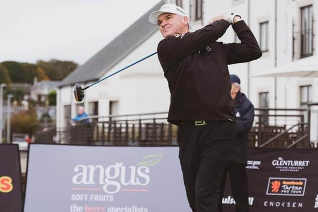 Paul Lawrie in action in the Tartan Pro Tour's Carnoustie Tour Championship. Picture: Tartan Pro Tour