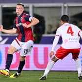 Lewis Ferguson in action for Bologna prior to his injury against Monza. (Photo by Alessandro Sabattini/Getty Images)