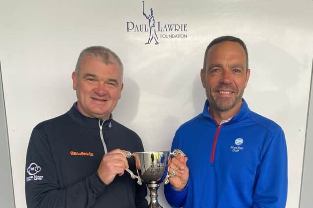 Paul Lawrie and Spencer Henderson will be the opposing captains in next Monday's Paul Lawrie Foundation Challenge Match at Trump International Golf Links in Aberdeen. Picture: Paul Lawrie Foundation.