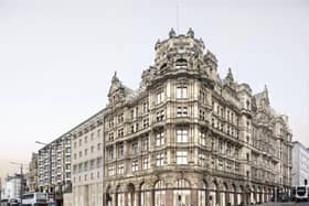 The proposed design for the building facing Princes Street and South St David Street (Photo: David Chipperfield Architects).
