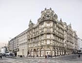 The proposed design for the building facing Princes Street and South St David Street (Photo: David Chipperfield Architects).