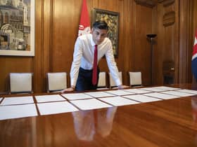 Chancellor Rishi Sunak prepares to give his Spring Statement to the House of Commons (Picture: Simon Walker/HM Treasury)