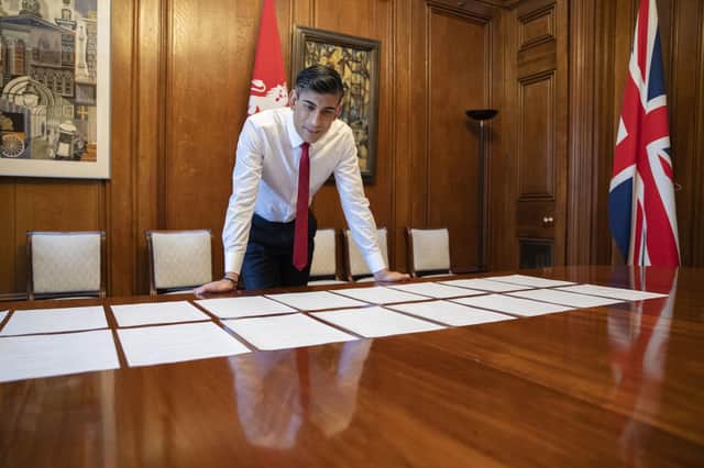 Chancellor Rishi Sunak prepares to give his Spring Statement to the House of Commons (Picture: Simon Walker/HM Treasury)