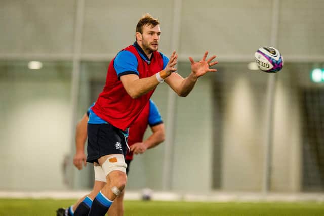 Richie Gray has never played better, according to the Scotland coaching staff. (Photo by Ross MacDonald / SNS Group)