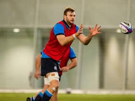 Richie Gray has never played better, according to the Scotland coaching staff.  (Photo by Ross MacDonald / SNS Group)
