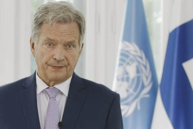 Finnish PM Sauli Niinisto says his country will decide to join NATO