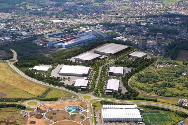 SevenEightFour Employment Land CGI